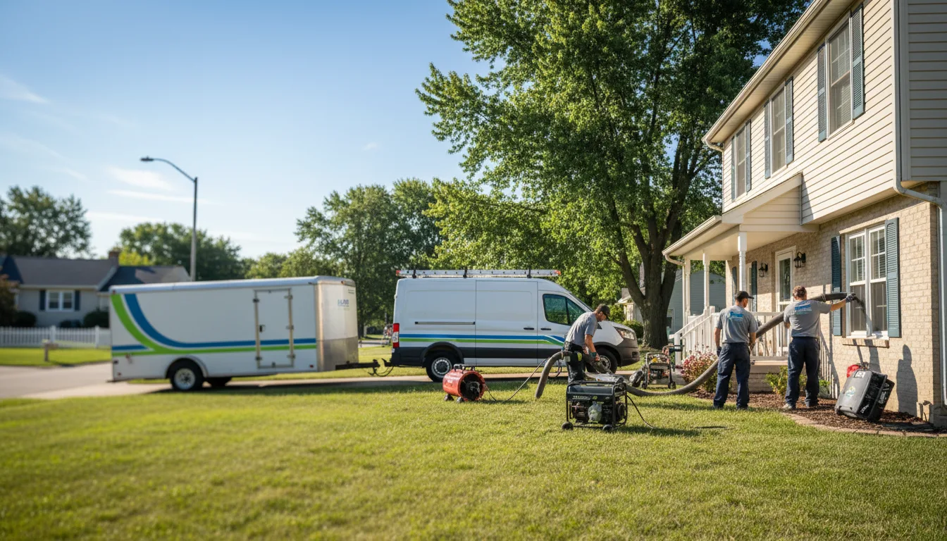 Flooded Basement Restoration And Cleanup With Repair in Fennimore, WI near me